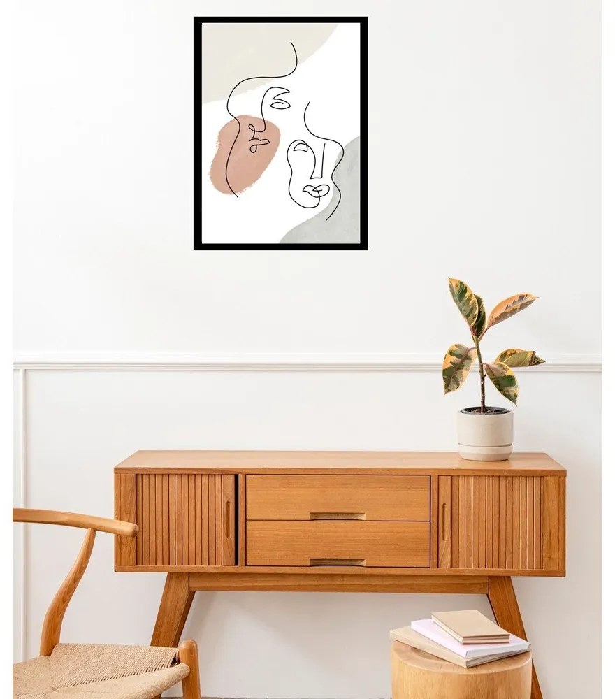 Poszter 29x41 cm Two Faces – Veronika Boulová