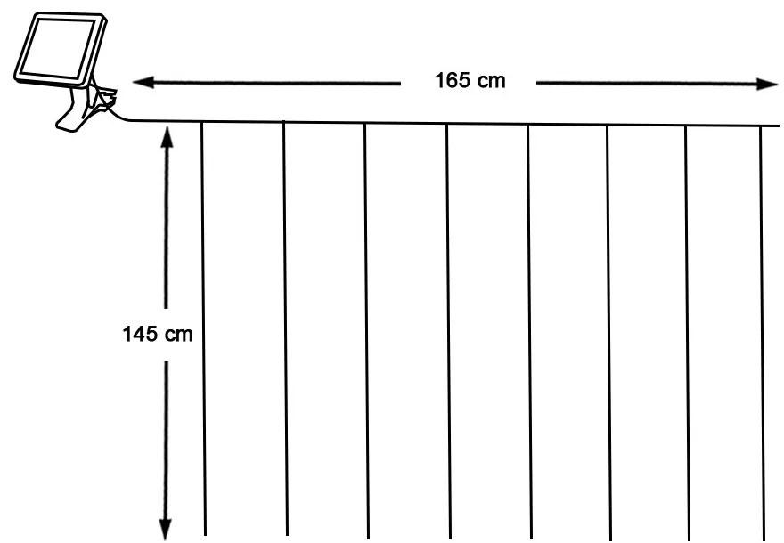 Napelemes dekor fényfüzér napernyőhöz