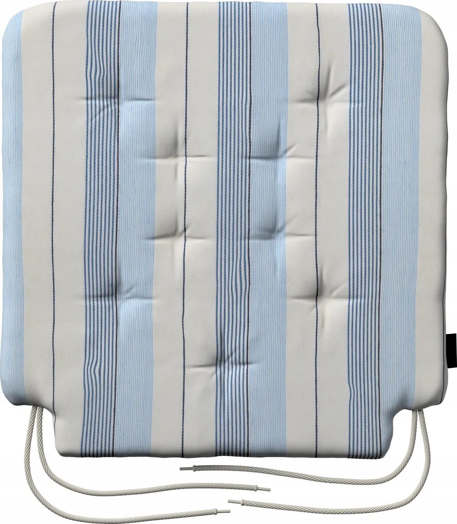 Olek székpárna 42x41 kék csíkos