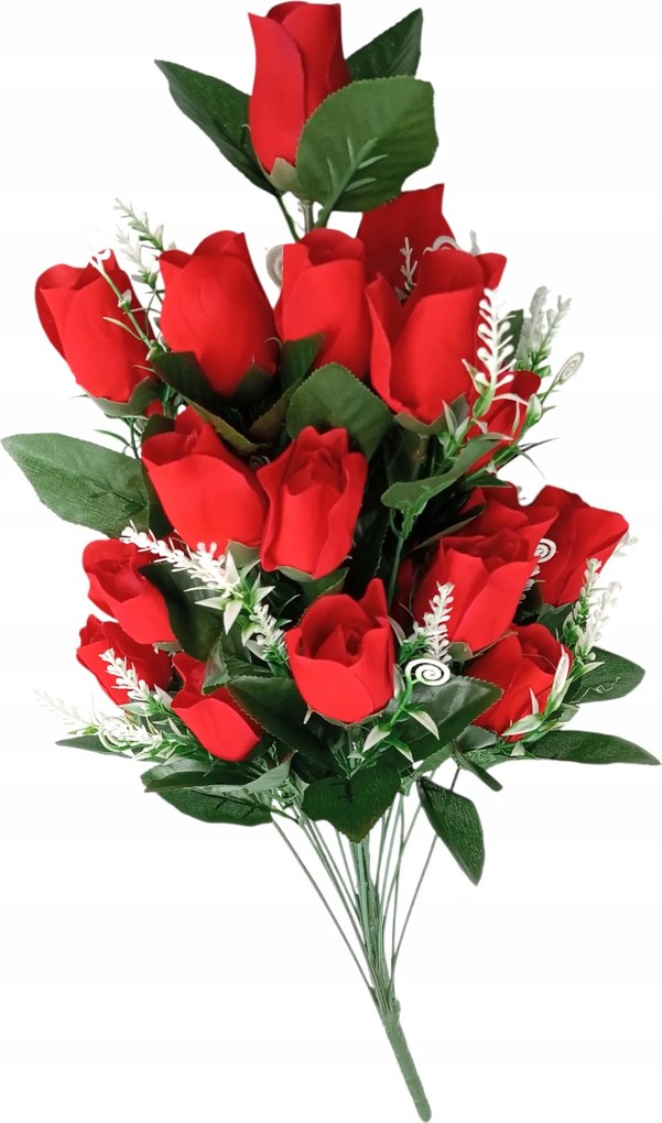 Virágcsokor Műrózsa Velúr Dekorációs Ág Kompozíció 67 cm