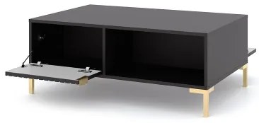 FLOP fekete dohányzóasztal