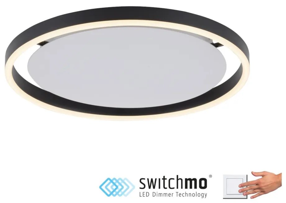 ZUMA LINE 15391-13 RITUS Kerek Mennyezeti Lámpa Antracit LED IP20