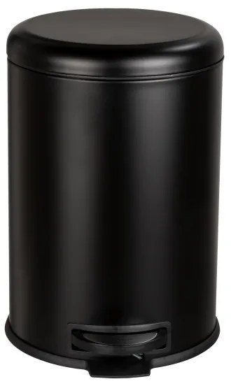 WENKO 54913100 - LEMAN szemetesvödör 25×38 cm, fekete