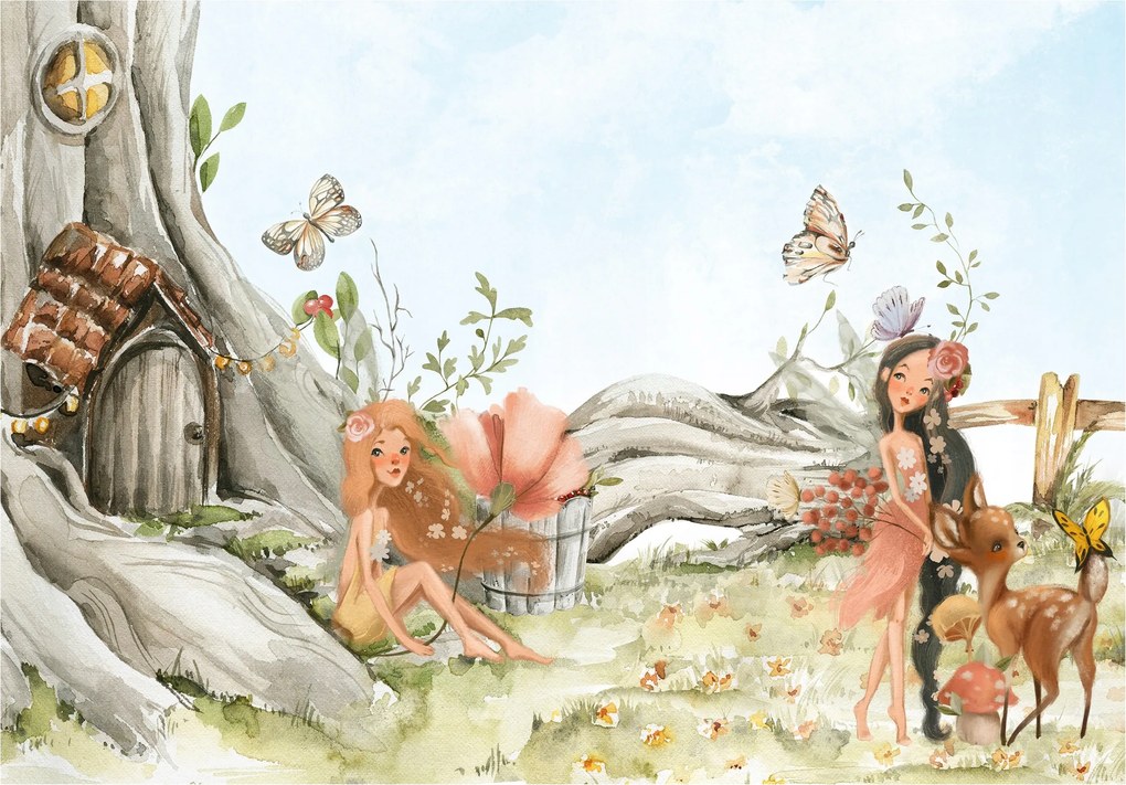 Fotótapéta Gyerekeknek Mese Állatok 416x254