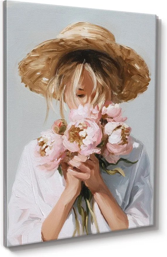 Kép kézzel festett részletekkel 70x100 cm Estelle – Styler