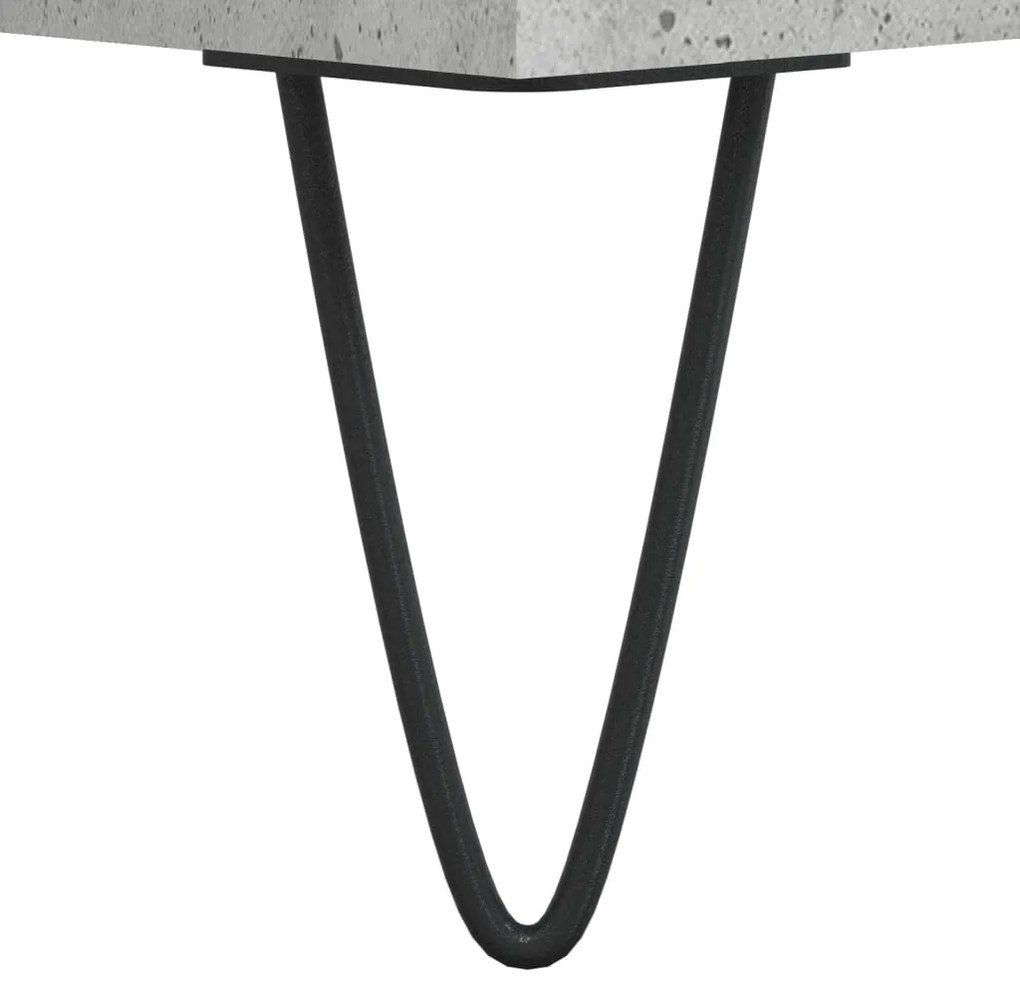 betonszürke szerelt fa magasszekrény 69,5x32,5x180 cm