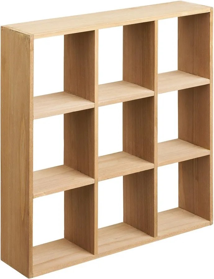 Natúr színű többszintes borovi fenyő fali polc 46 cm Moss – House Nordic