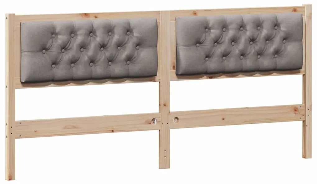 Fejtámla Egyéb Barna és taupe 180 cm Tömör fenyőfa