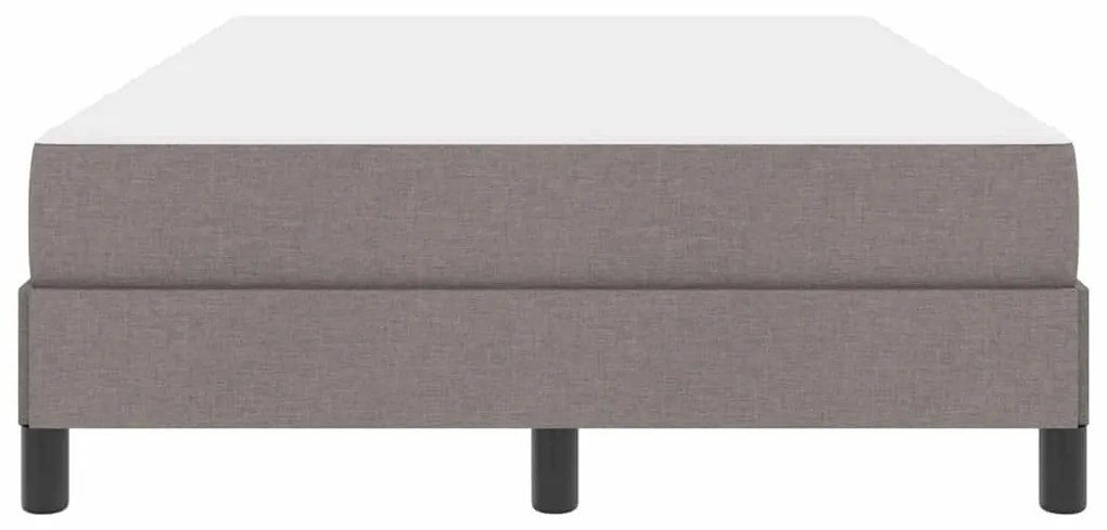 Boxrugós ágy matracmal Tópszínű 120 x 190 cm szövet