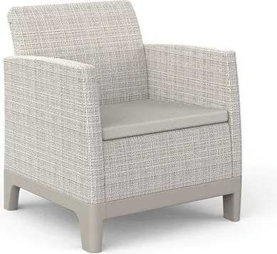 Szürkésbézs műanyag kerti fotel szett 2 db-os Scandi Forma – Keter