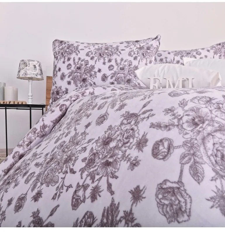 EMI Renna mikroplüss ágyneműhuzat, A standard egyszemélyes ágy szett tartalma: 1x 140x200 + 1x 70x90