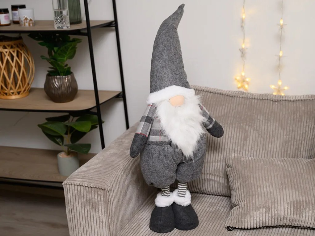 GNOME dísztörpe 90 cm, szürke