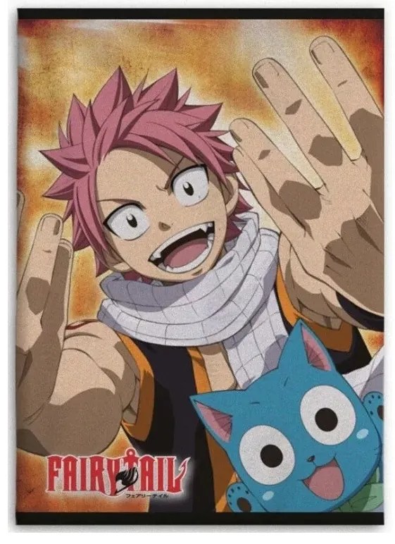 Fairy Tail Happy polár takaró 100x140cm