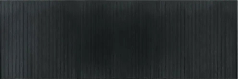 vidaXL négyszögletű szürke bambusz szőnyeg 100 x 300 cm