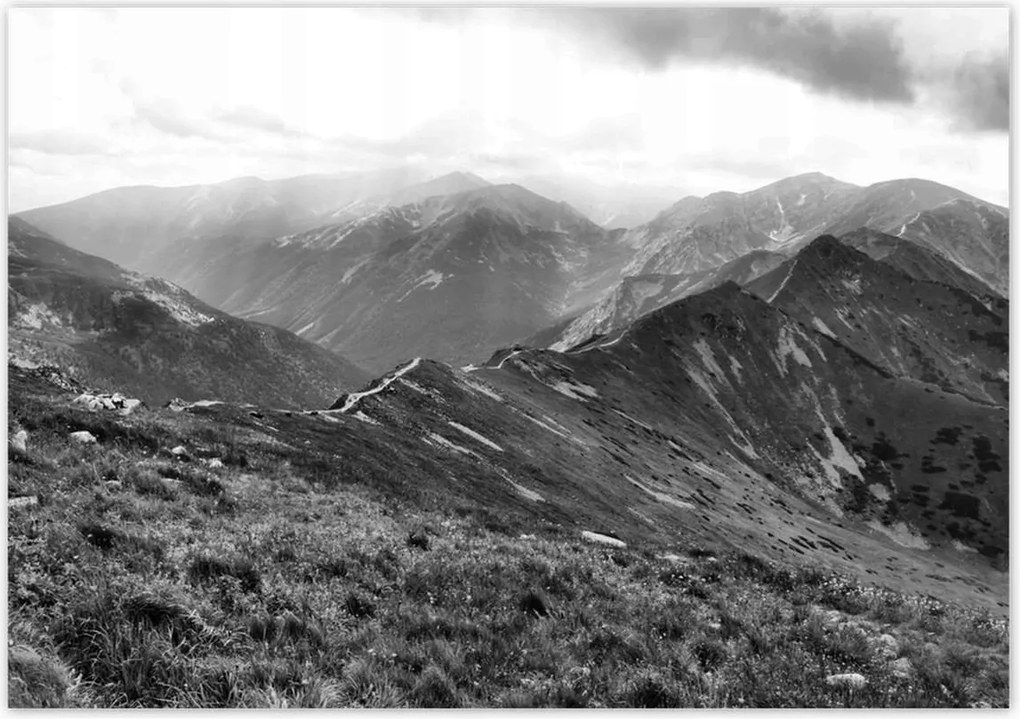 Poszterek 100x70 Tátra Lengyel hegyek Kilátás