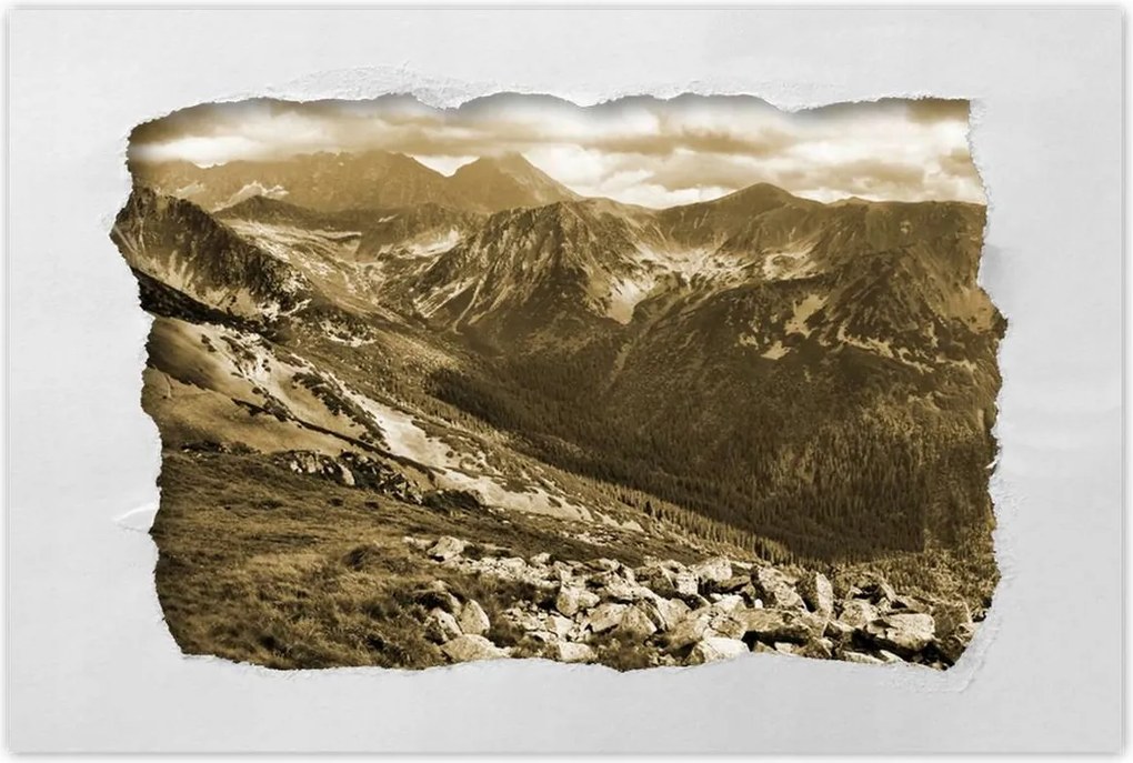 Poszterek 120x80 Tátra Lengyel hegyek Kilátás