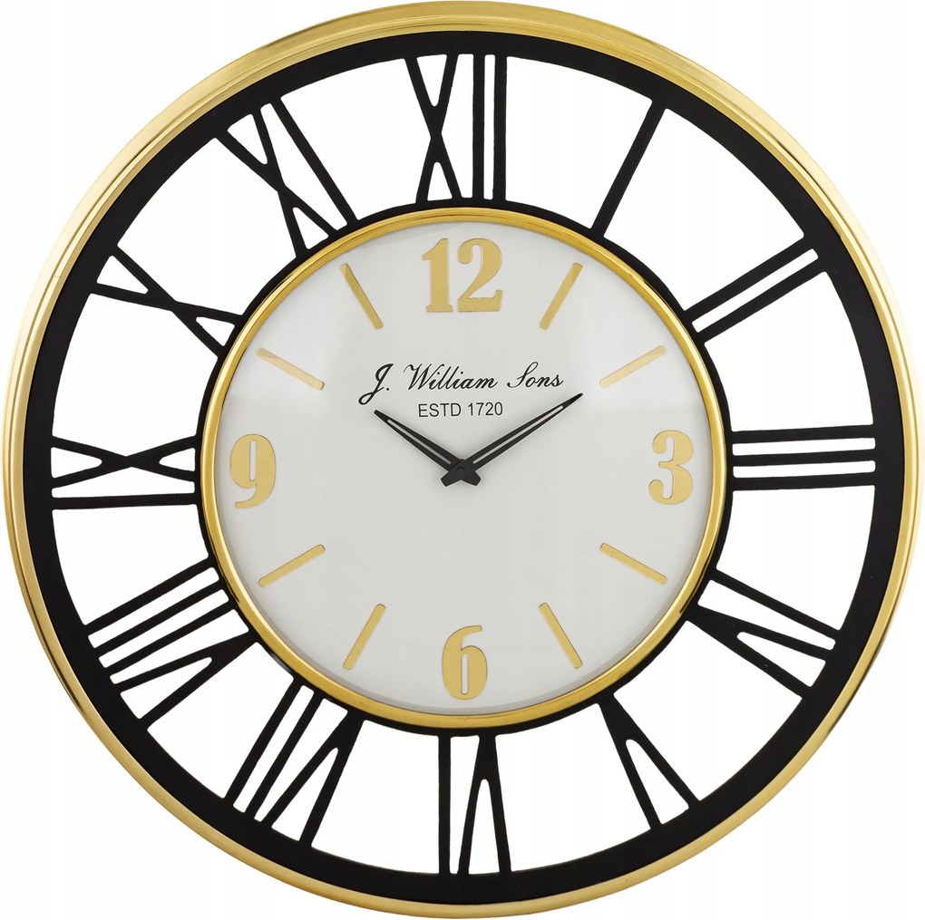 Falióra fehér fekete arany glamour J. William Loyd Collection