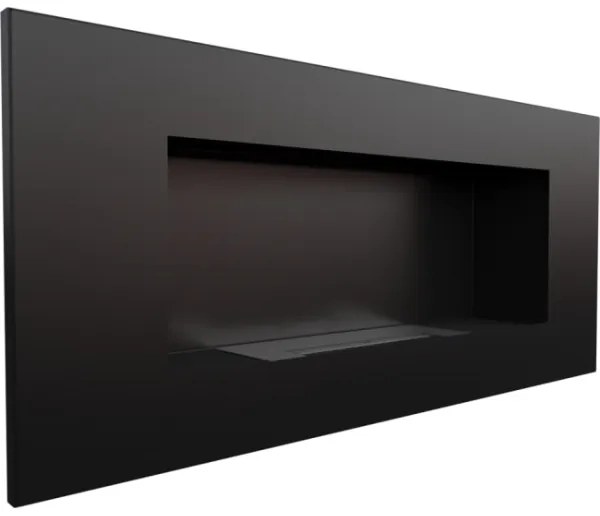 DELTA2/CZARNY/TUV - Beépíthető BIO DELTA2 kandalló 40x90 cm 2kW fekete