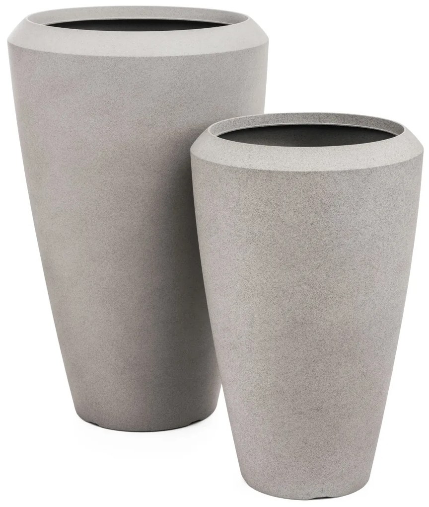 G21 Cement Oval virágcserép 55 x 55 x 86,3