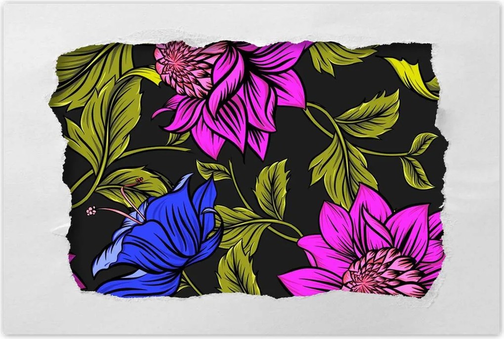 Poszterek 120x80 Virágok Levelek