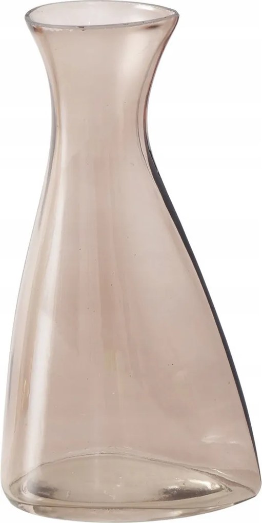 Üveg Váza Bézs Modern 24X12,5X8,5 CM Kézi Készítés Erula
