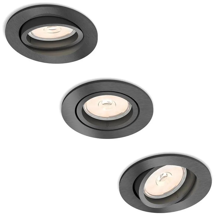 Philips Philips 50393/99/PN - Készlet 3x beépíthető lámpa MYLIVING DONEGAL 1xGU10/5,5W/230V P1938