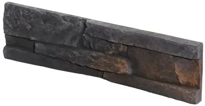 Burkolat Stones Patan black 38,5x10 cm dombor PATANBK