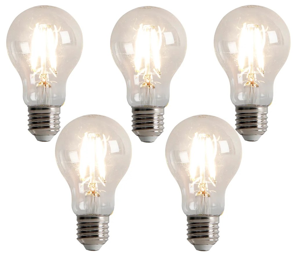 5 db E27 3 fokozatú dimmelhető LED izzó A60 5W 500lm 2700K szett