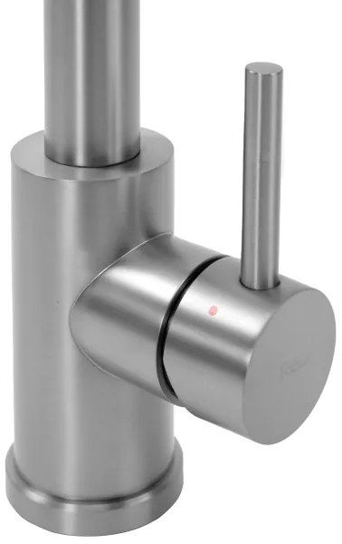 REA-B0417 - COLIN mosogatócsaptelep kihúzható zuhanyfejjel, 42,5 cm, nikkel