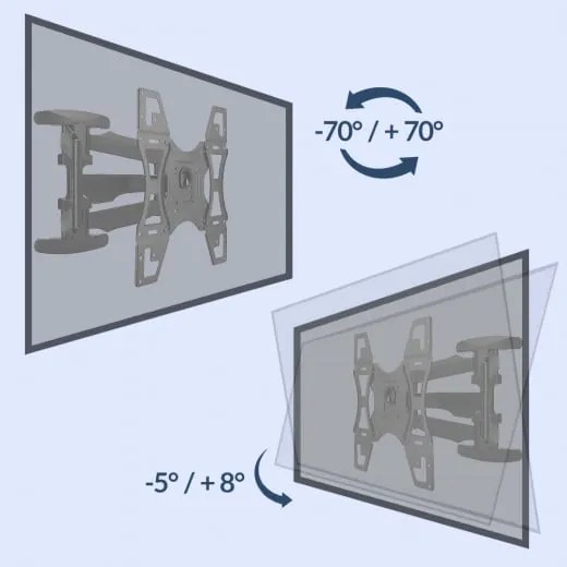 monzana® TV-tartó - VESA 400x400