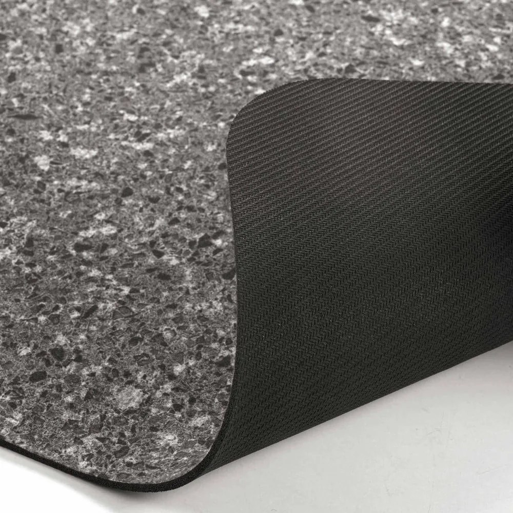 Antracitszürke fürdőszobai kilépő 50x80 cm Granite – douceur d'intérieur