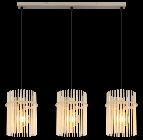 Globo 15698-3HB - GORLEY csillár kábelen 3xE27/60W/230V