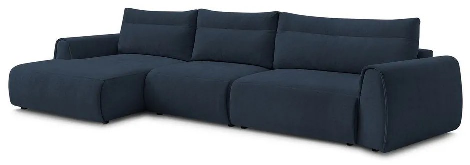 Sötétkék sarokkanapé Aden – Bobochic Paris