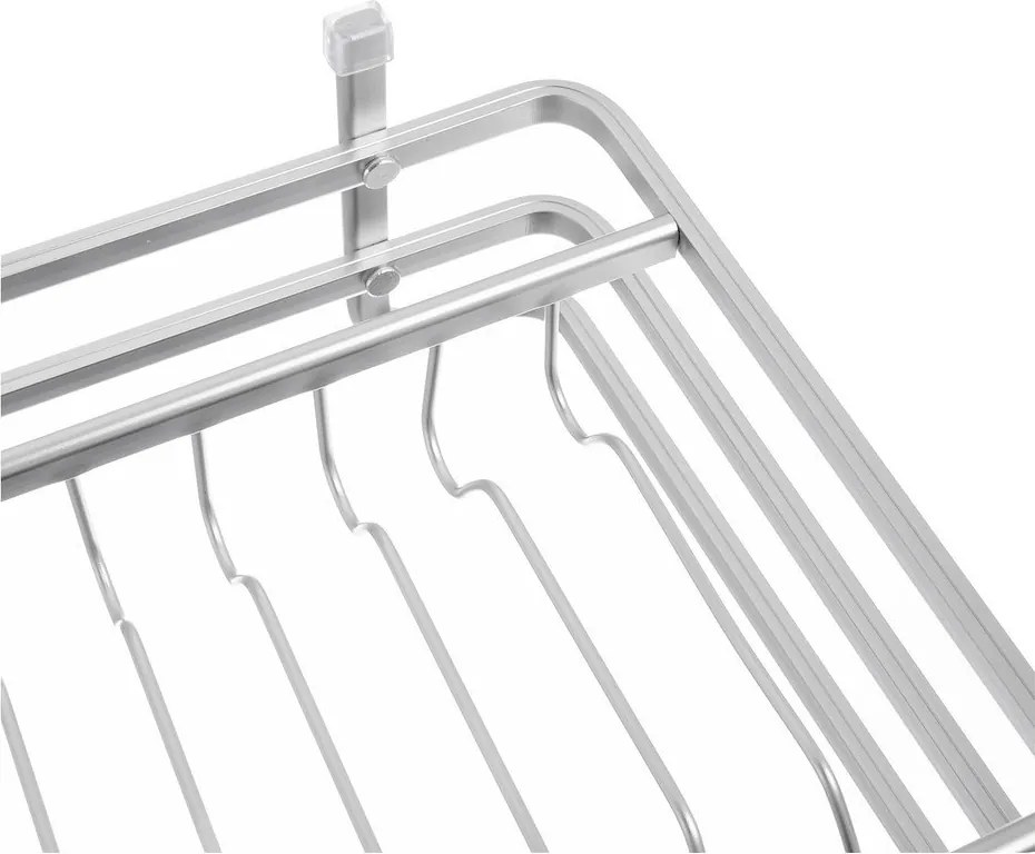 Fekete-fehér fém edényszárító 43x32 cm Deluxe – Orion