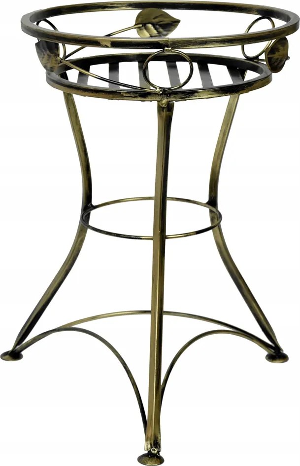 Álló Virágágyás Nagy Virághoz Fém Szilárd Átmérő 27 CM Gramix