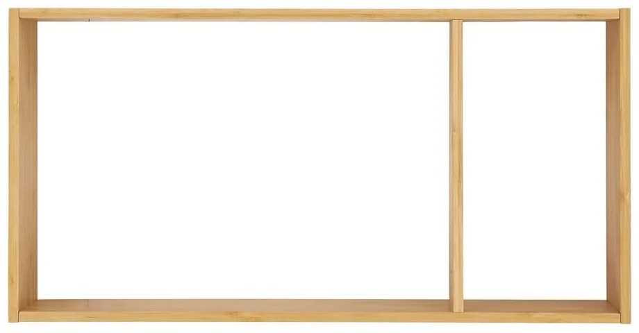 Natúr színű többszintes bambusz fali polc 70 cm Ember – House Nordic