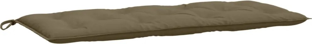 vidaXL melange tópszínű szövet kerti padpárna 120x50x7 cm