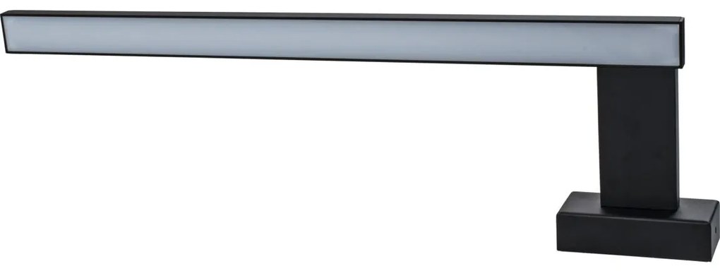 SHINE LED fürdőszobai fali lámpatest, 11 W, 230 V, 45 cm, IP44, fekete