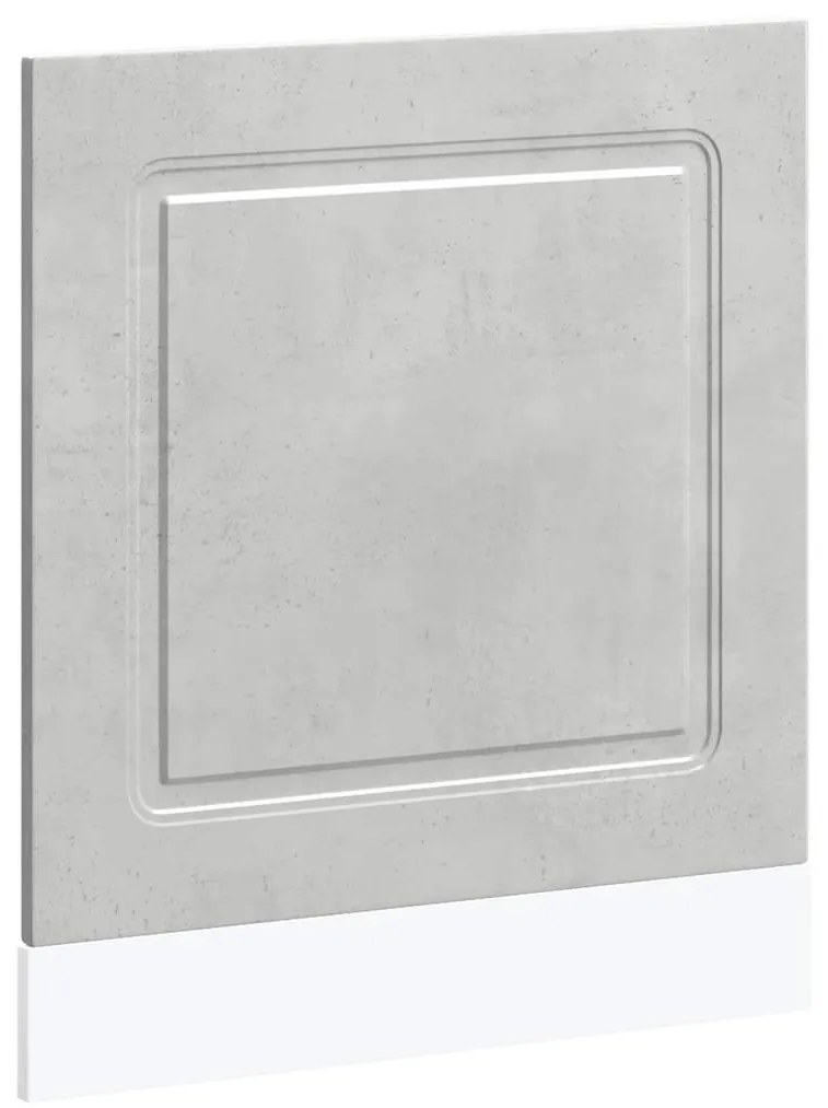 Mosogatógép panel Kalmar beton szürke 60x1,5x67 cm műanyag fa