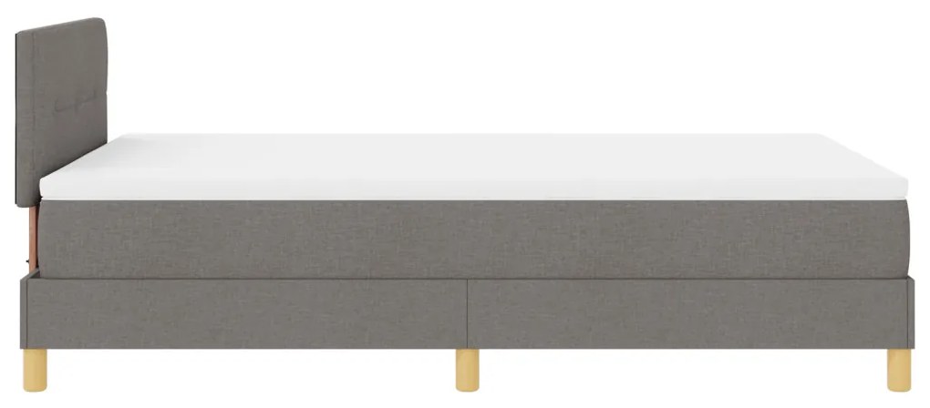 Box Spring Ágy Matraccal, Topszínű, 120x200 cm, Szövet