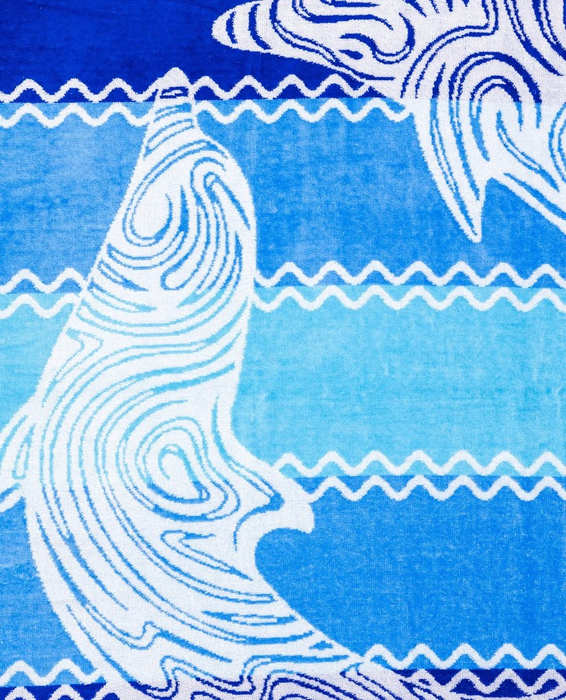 PANTELLERIA Strandtörölköző kék 165x90cm