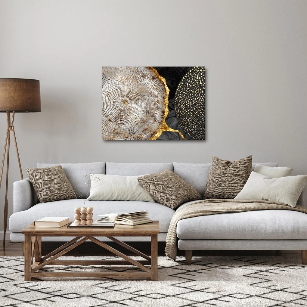 Kép - Fatörzs a kollázsban 2 (70x50 cm)