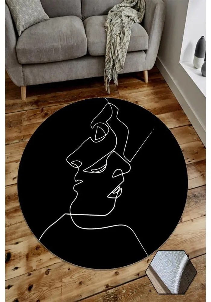 Faces szőnyeg, ⌀ 100 cm - Rizzoli