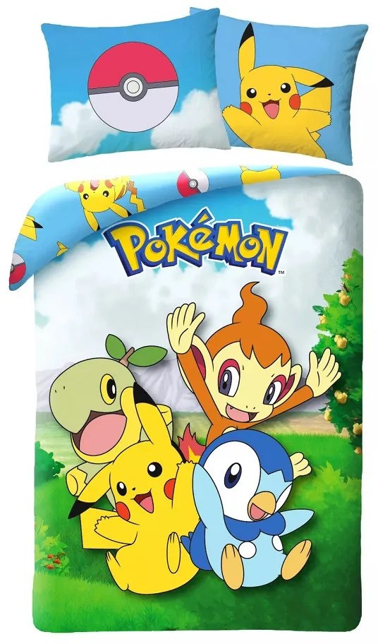 Pokémon Little Ones ágyneműhuzat 140×200cm, 70×90 cm