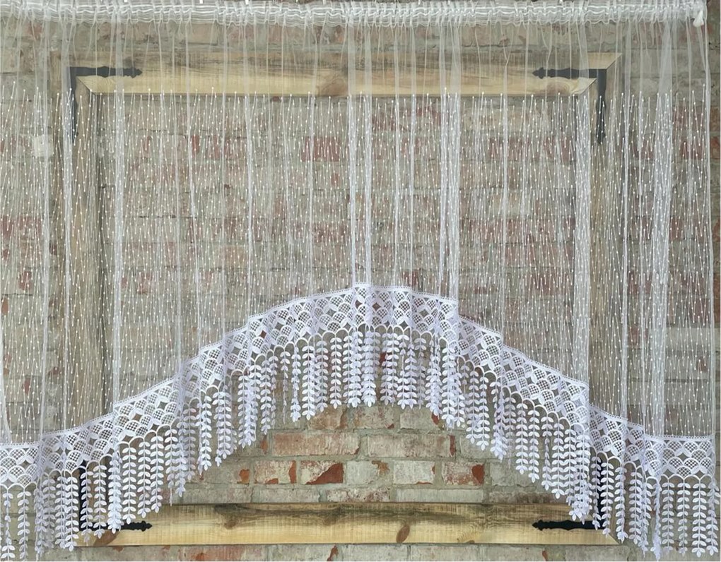 Kész függöny 300x120,rúd háló,gipsz 30cm boho