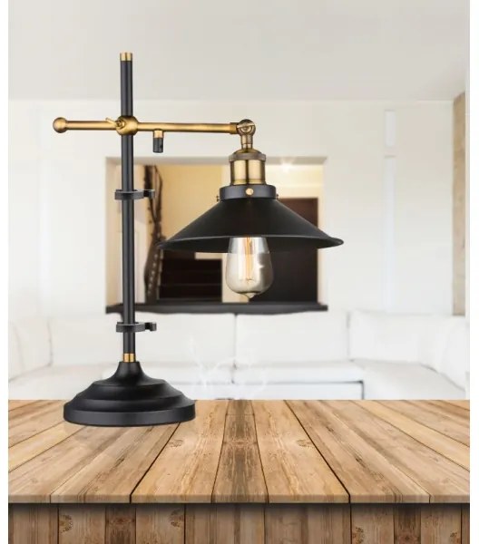 Globo 15053T - Asztali lámpa LENIUS 1xE27/60W/230V