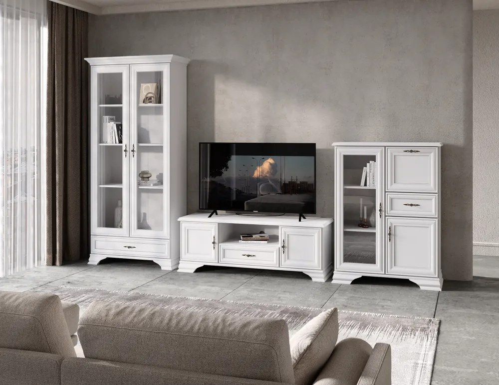 Vitrin, alpesi fehér, KENTAK REG2W1S