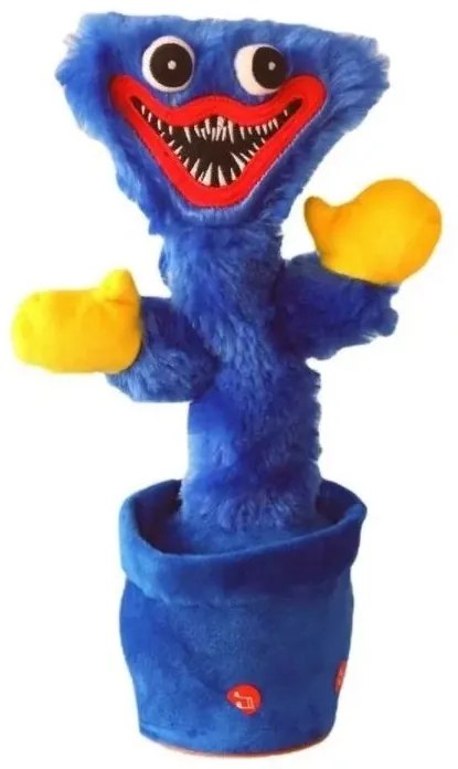 Plüss táncoló és beszélő Huggy Wuggy - kék