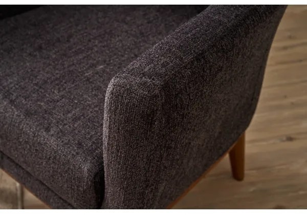 NUPI antracitszürke fotel