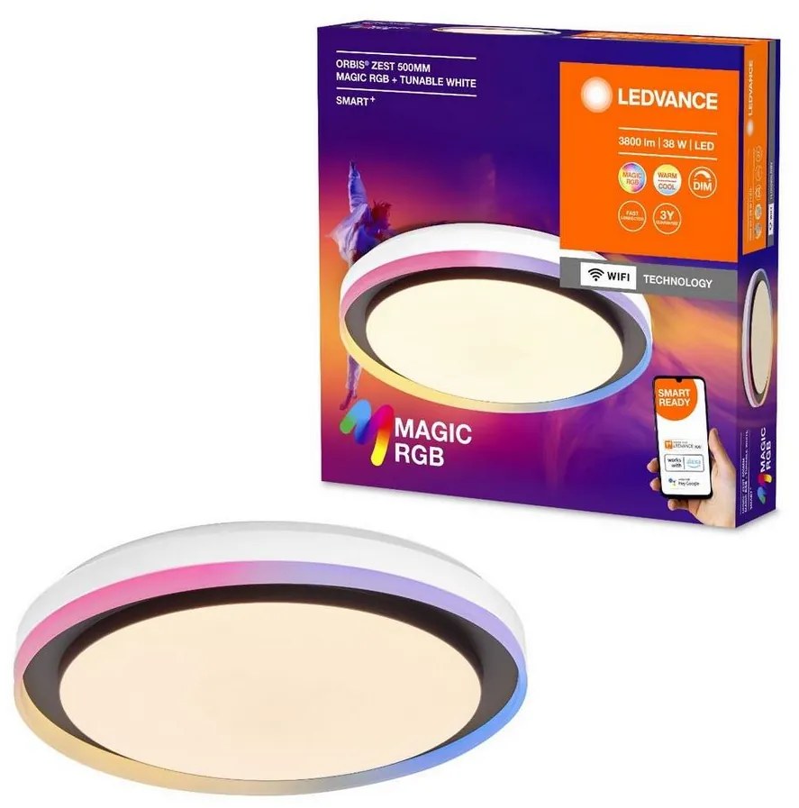 Ledvance - LED RGBW Dimmelhető mennyezeti lámpa SMART+ MAGIC LED/38W/230V Wi-Fi